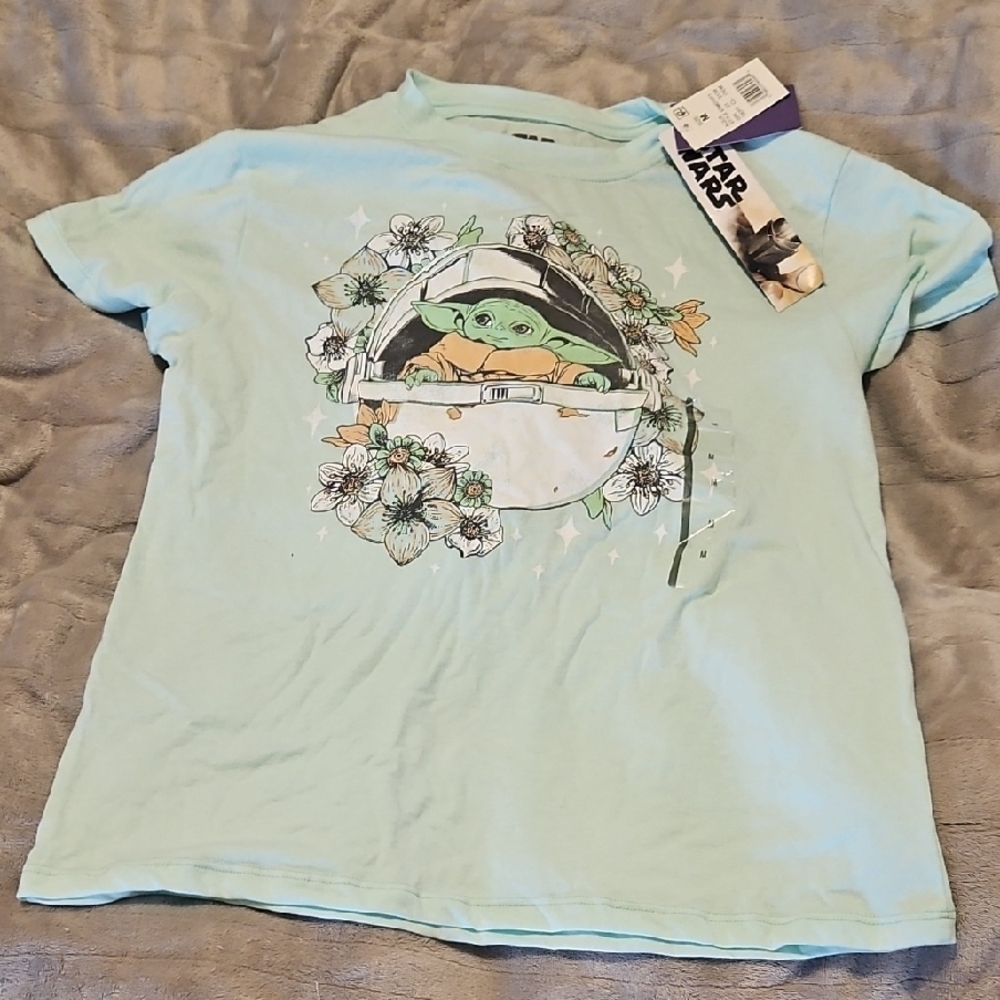 Star Wars Mint Green T-Shirt with Baby Yoda Design